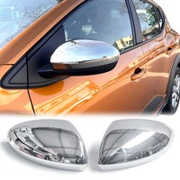Edelstahl Chrom Spiegelkappen Passend FüR Dacia Sandero Iii, Typ Djf, Ab 2021>