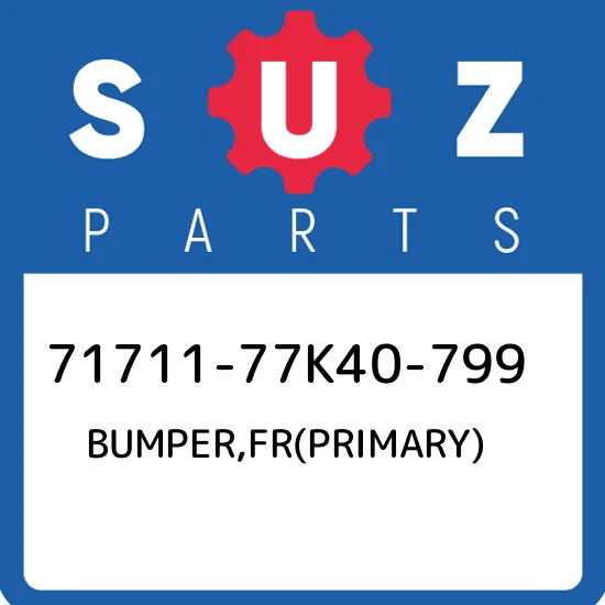 71711-77K40-799 Suzuki Bumper,fr(primary) 7171177K40799, New 