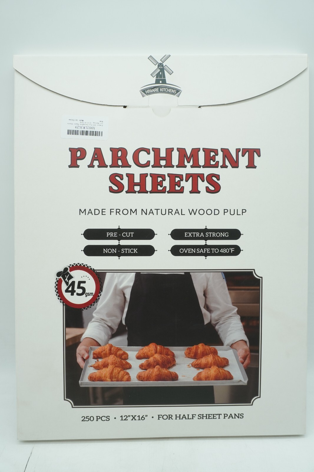 Parchment Paper Baking Sheets 12x16 200 Pack