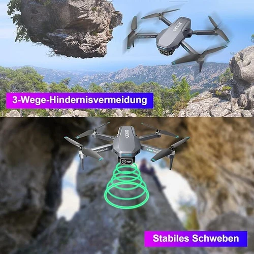 K618 MAX Drohne mit Kamera FPV WiFi Flip Hindernisvermeidungs Drone Quadcopter - Bild 3 von 5
