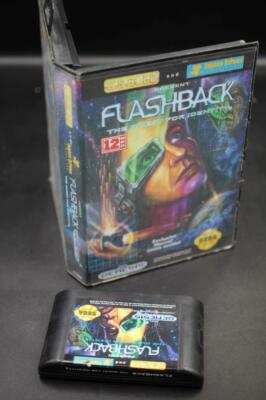 Flashback: The Quest for Identity (Sega Genesis, 1993) w BOX Tested