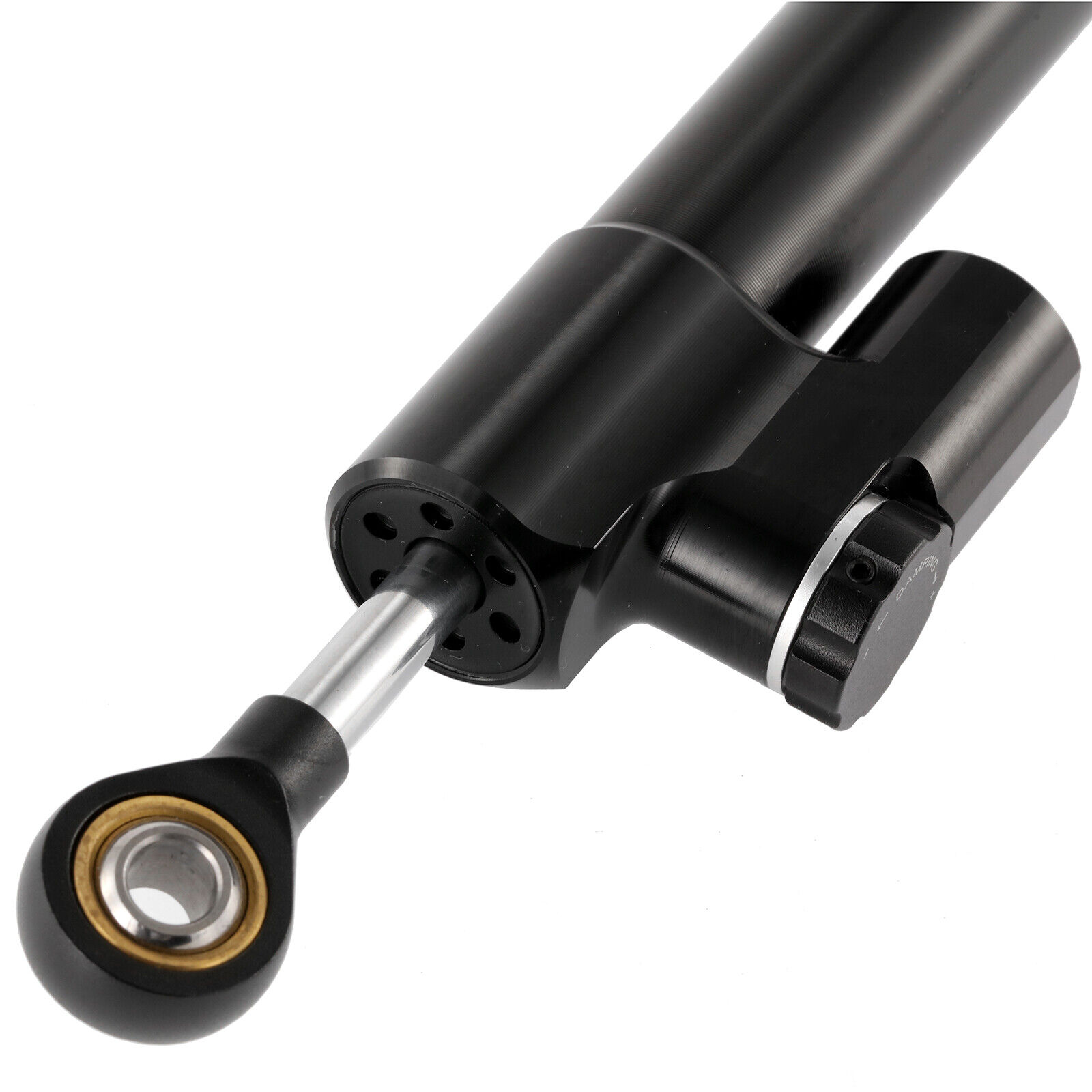 CNC Steering Damper Stabilizer For Harley Dyna Softail Road King Street Glide US eBay