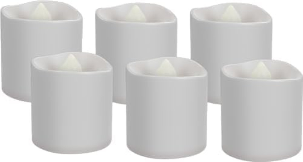 Set 6 Candele LED Goobay 64603: Decorazioni Matrimonio ed Eventi