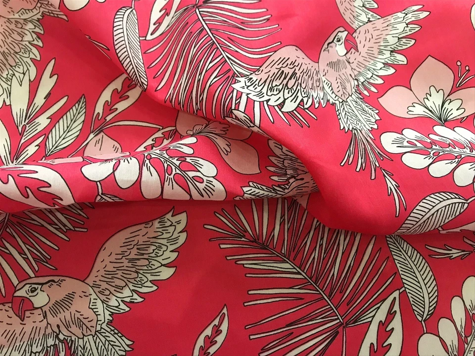 Mezcla de tela por yarda 55 % seda morera 45 % algodón ligero verano Foto 3 de 3