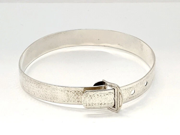 Rarität: Hans Przyrembel Silber 835 Gürtel Armreif Armband um 1935 - Bild 2 von 4