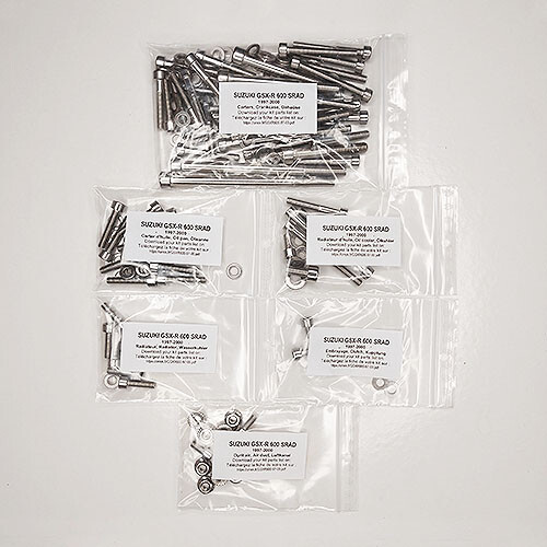 Kit vis carter GSX-R 600 SRAD pour restaurer votre Suzuki mythique des années 90