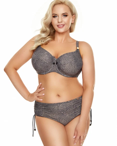 NESSA Moora Badeslip Midi Slimming Bauchweg 3XL Premium Swim wear Cocoa - Bild 3 von 4