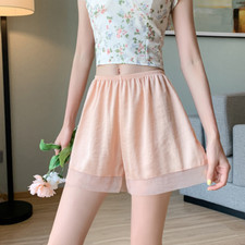 Lady Chiffon Mesh Underpants Shorts Pyjamas Bottoms Underwear Knicker Safty Soft