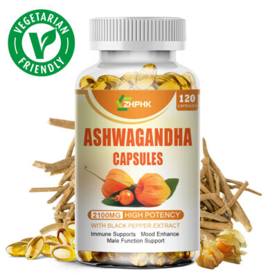 #ad #ad KSM 66 Ashwagandha 2100 Mg Balance Mood Reduce StressIncrease Stamina $12.83
