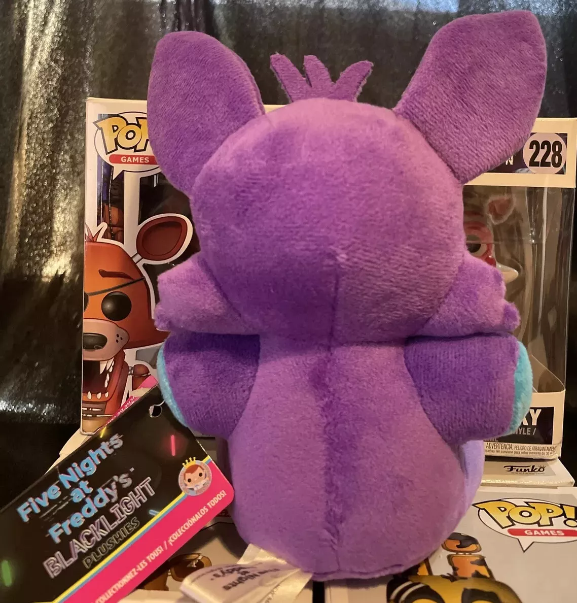  Funko Five Nights at Freddy's: Plush – Foxy Blacklight (Purple)  : Toys & Games