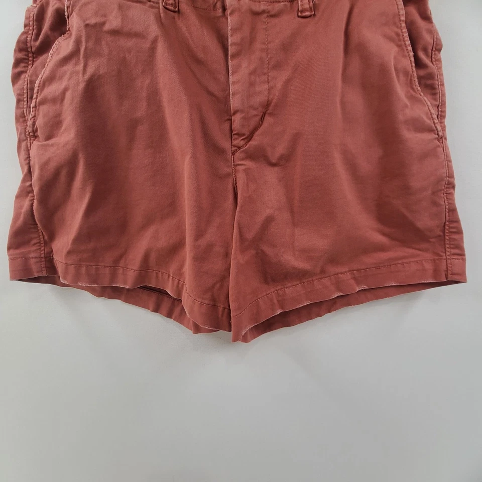 Pantalones Cortos American Eagle Flex Bolsillos Frontales Planos Naranja Para Hombre Talla 32 Informales Preppy Foto 2 de 4