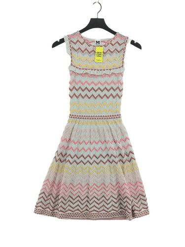 Missoni Women's Midi Dress UK 10 Multi Polyamide