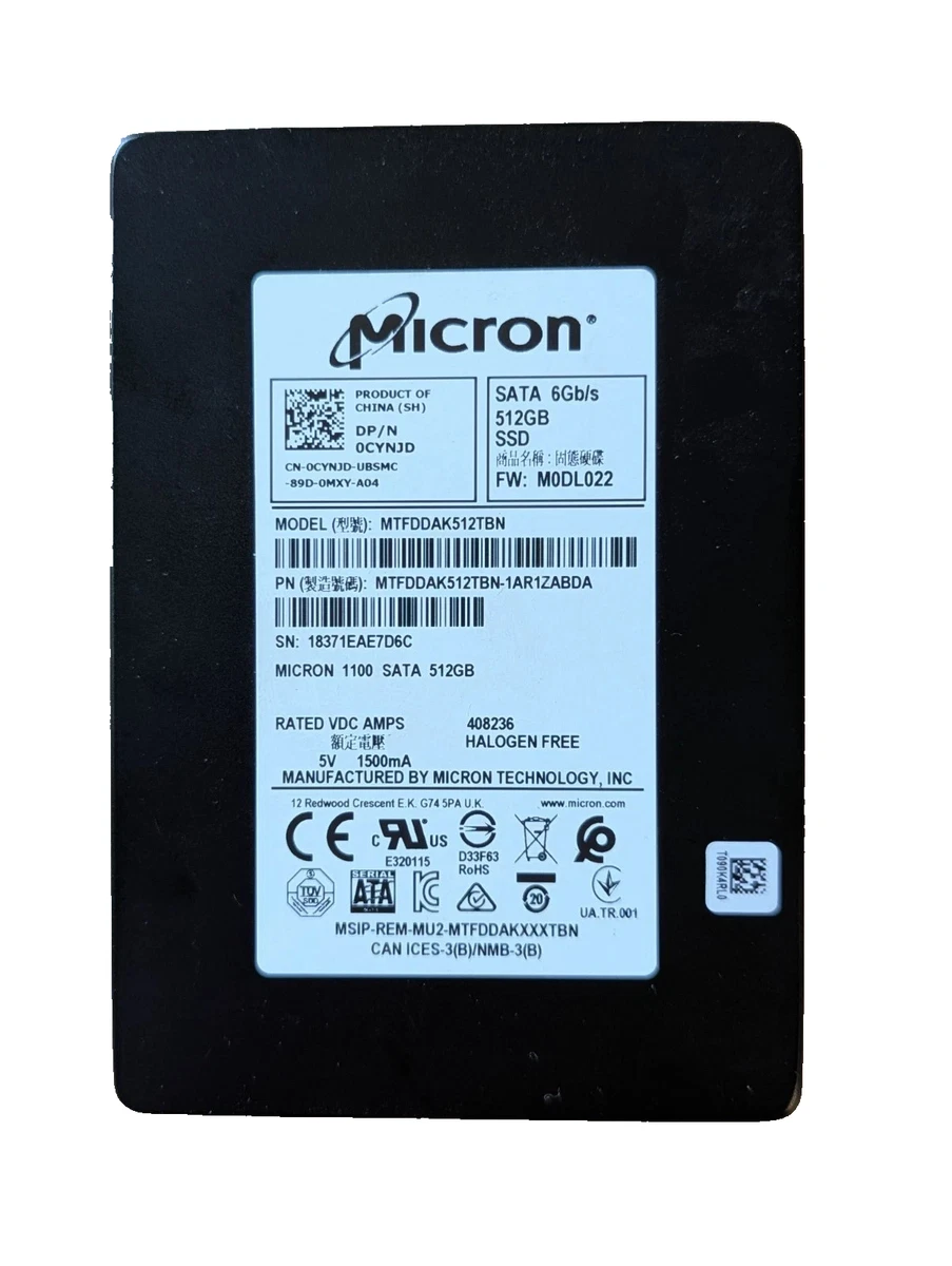 Preços baixos em Micron SATA III 512 Gb de drives de estado sólido