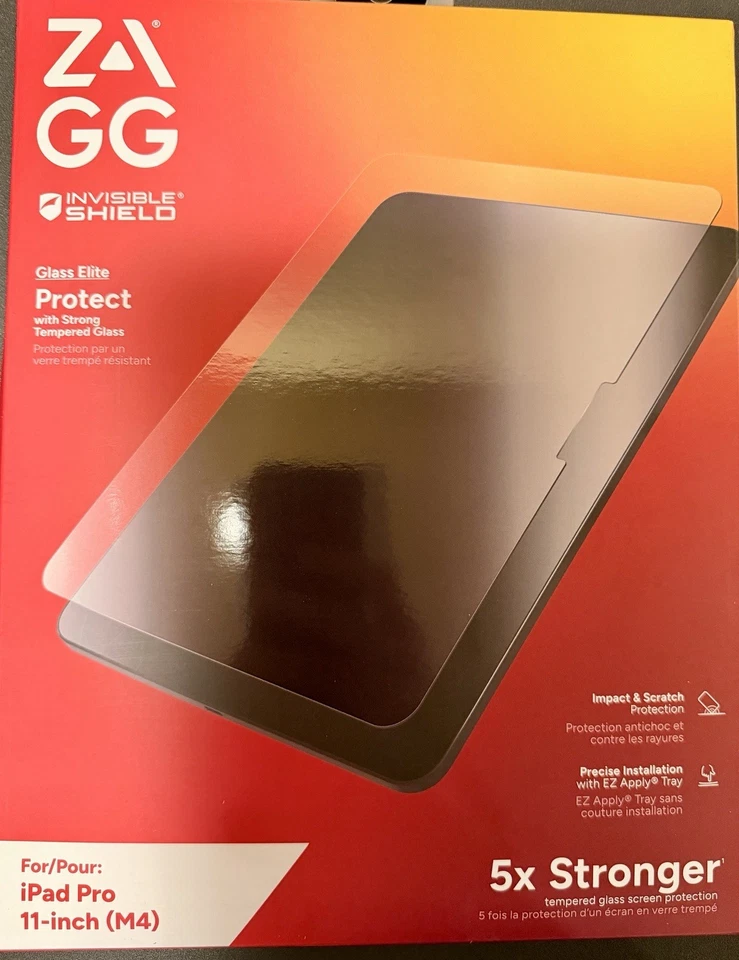 ZAGG Invisible Shield Screen Protector Glass Elite iPad Pro 11 inch (M4 & M5) - Image 2 of 3