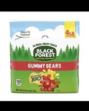 Black Forest Gummy Bears Candy Bulk Gummi Gummies Candies 4 LB Bag