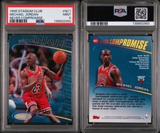 1998 Stadium Club Never Compromise #NC1 Michael Jordan PSA 9 