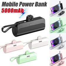 5000mAh Mini Power Bank Portable Type-C Fast Charger External Battery For iPhone