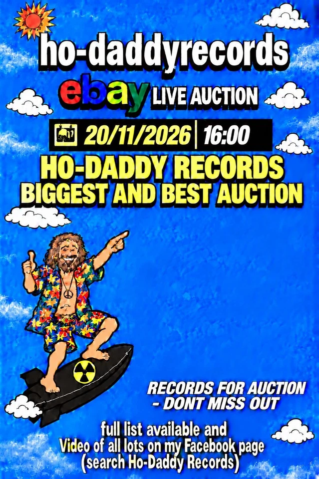 Vinyl Record Auction : 20/11/2026 : 16:00 hrs - Beatles, Bowie, Zappa