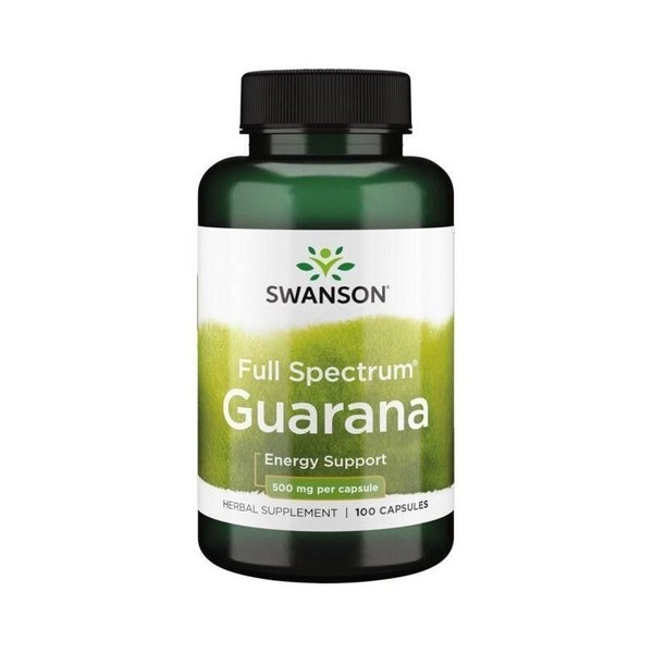 Swanson Guarana 500Mg - 100 Kapseln-image