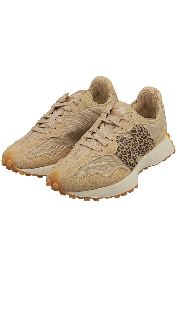 NIB New Women's Size 7 - New Balance 327 Incense Leopard Cheetah