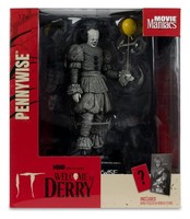 Welcome To Derry Movie Maniacs Figur Pennywise (Schwarz-Weiß) 16 Cm