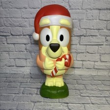 Bingo Bluey Lighted Christmas Blow Mold with Candy Cane 22.04'in Holiday Decor