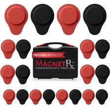 MagnetRX Biomagnetic Therapy Magnet Kit   Neodymium  Silicone 20 Mixed Units 
