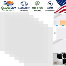 Professional White Gel Lighting Filter - 15.7 x 19.6 in, 6 Pack Diffusion Sheets