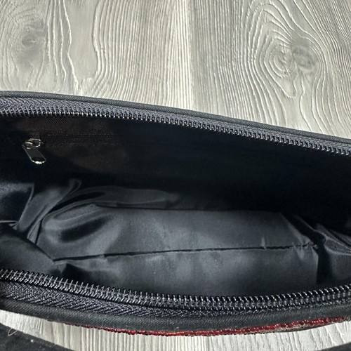 Black Beaded Canvas Coca-Cola Shoulder Bag - Retro Streetwear Accessory - Picture 4 of 4