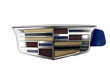 New Oem Cadillac Crest Hood Trunk Emblem Badge Chrome 5.1 X 2.5 Genuine
