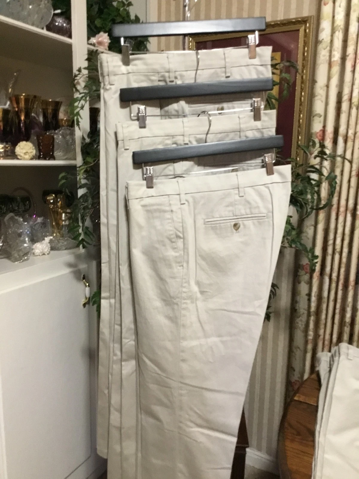 Lot of 3 Men's Handsome Dockers Signature Khakis Dress Casual Pants 40x32