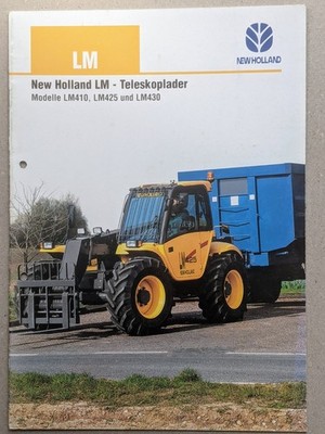 NEW HOLLAND LM Teleskoplader Prospekt 10/2001 Traktor Schlepper Bulldog