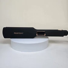 FoxyBae Rose Gold Tres Sleek Flat Iron Hair Straightener Tested Works 1" Plates