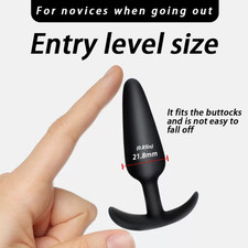 3 Piece Silicone Anal Butt Plug Set Trainner Beginner Kit Clitor G-spot Sex Toys