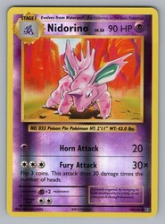 Nidorino 44/108 Reverse Holo XY Evolutions