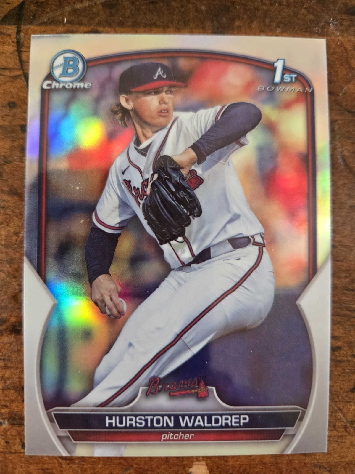 2023 Bowman Draft - Chrome Hurston Waldrep #BDC-114 Refractor (RC)