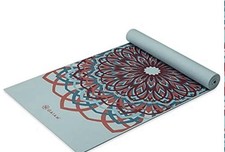 Gaiam Yoga Mat Premium 6mm Print Extra Thick Non Slip Exercise  Fitness