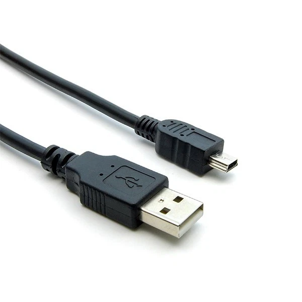 3Ft USB 2.0 Type A Male to Mini USB2.0 Type B Male 5Pin Connector Cable Black - Image 3 of 4