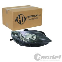 Diederichs Halogen Scheinwerfer Schwarz Rechts Passend FüR Seat Ibiza | 7426986