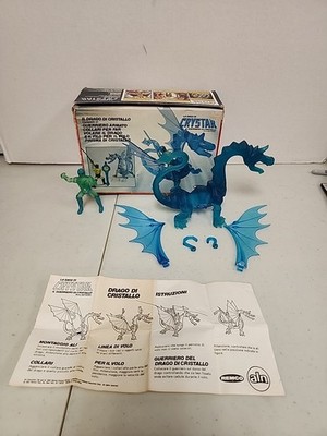 Vintage 1982 Remco Saga Of Crystar Crystal Dragon Italian Version No Repro 