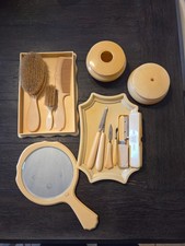 Vintage Celluloid 13 piece Vanity Set