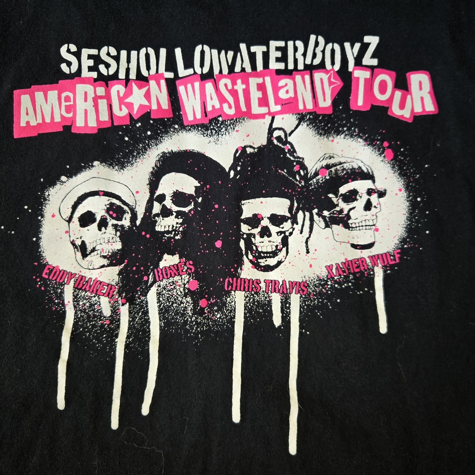 Seshollowaterboyz T Shirt Concert Tour 2018 Black Sz L G59 Records
