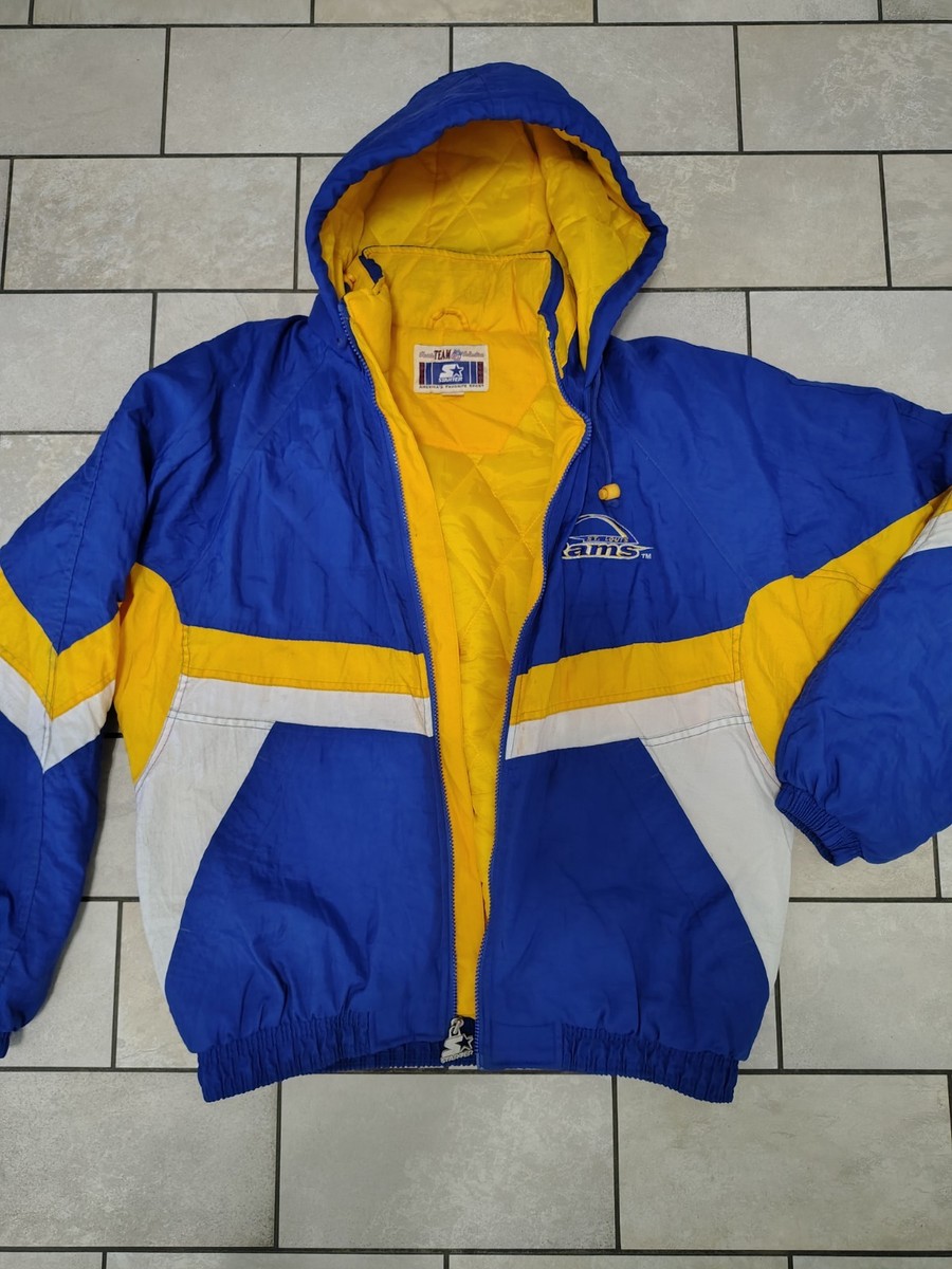 Vintage 90s, Rams, Saint Louis, Classic Starter Jacket, Rare Size