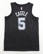 Stephon Castle NIKE San Antonio Spurs Signed CITY Jersey JSA Coa autographed