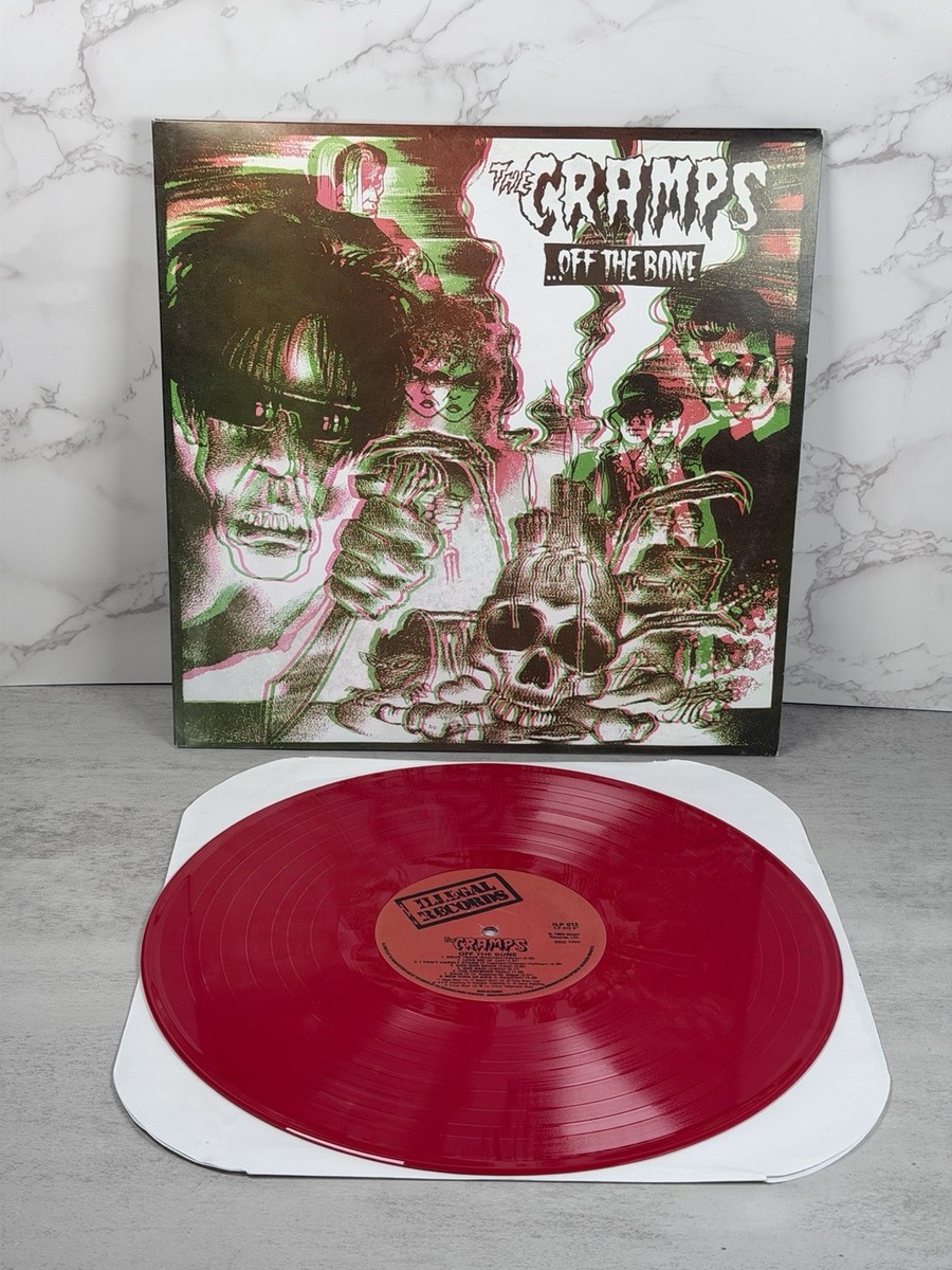 The Cramps Off The Bone アナログレコード The Cramps Off the Bone Illegal Records ILP012 1983 RARE Red Vinyl
