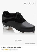 Capezio Tap Sonic Black New In Box Women  s Size 8.5M Tele Tone