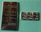 VALCAMBI SUISSE CombiBar (13) Grams of .999 FINE SILVER•10g x 1 & 1g x 3=13g⭐️
