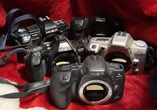 Minolta Cameras Lot Of 5 Bodies Only    untested   