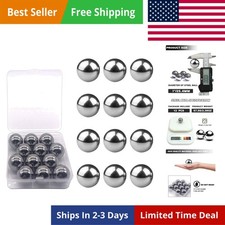 12pcs 1" Chrome Steel Bearing Balls 25.4mm Steel Ball Precision Bearings