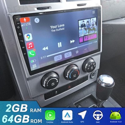 For Jeep Liberty 2008-2011 Android 15 Car Stereo Radio GPS Navi BT Apple Carplay